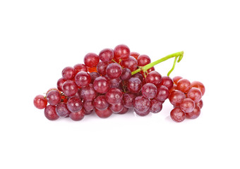 grapes isolated on white
