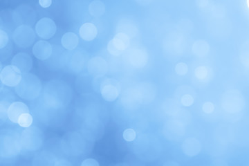 Abstract Blue color bokeh background