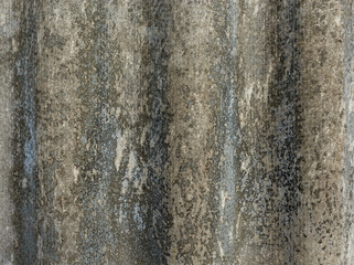 Old and dangerous asbestos roof