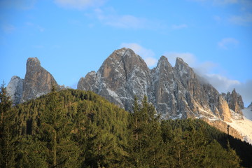 Obraz premium Bergblick Geislergruppe