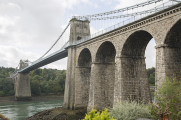 Menai Bridge; Anglesey; Wales