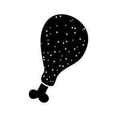 fast food roasted chicken menu restaurant vector illustration