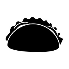 fast food taco mexican menu restaurant vector illustration