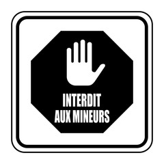 Logo interdit aux mineurs.