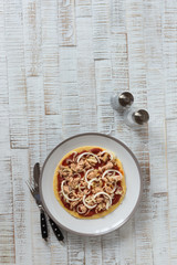 Socca Pizza, Pizza