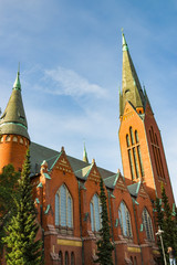 Obraz premium Church of Saint Michael (Mikaelinkirkko) in Turku, Finland