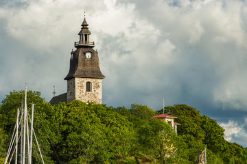 Naantali medieval stone church (Naantalin kirkko). The South-western Finland