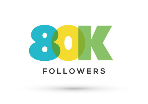 Acknowledgment 80 000 Followers