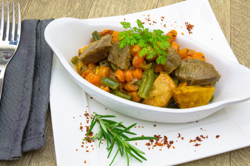 sauté de porc printanier