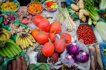 Légumes de marché