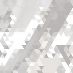 Abstract background of many triangles. Movement of geometric shapes.