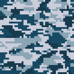 Digital pixel camouflage
