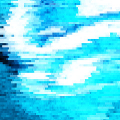 Abstract background of many elements. Psychedelic images in geometric style.