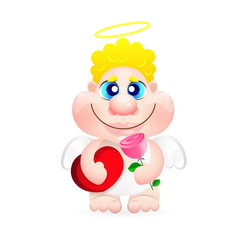 Angel. Greeting card