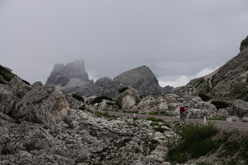 Fototapeta na wymiar The Mountains of the Dolomites