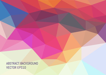 Abstract background in the polygonal style. Format A4.