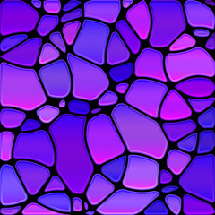 abstract vector stained-glass mosaic background