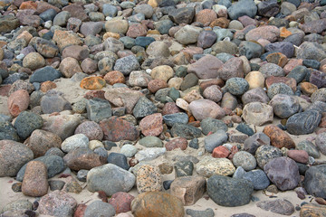 Bunte Steine, Ostsee, Steinstrand, Colorful stones