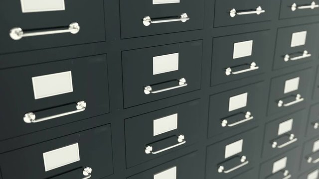 Folder search in archive drawer, files, statistics, research, history, forensics

