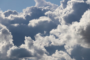 Naklejka na ściany i meble Wolken - Haufenwolken (Cumulus)