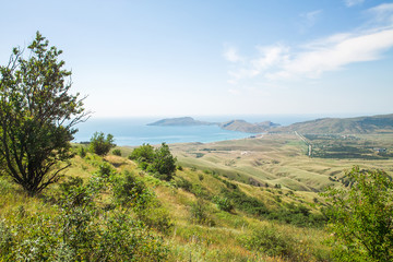 Fototapeta na wymiar Beautiful Crimean mountain landscape
