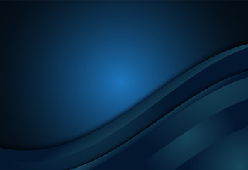 Blue gradient geometric background material design overlap layer  illustration