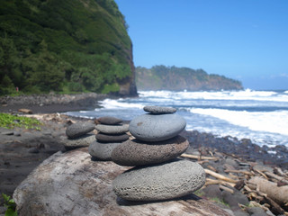 Hawaii Big Island Rock Stacking-13