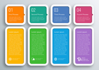 Infographics Web Banner & Label Design