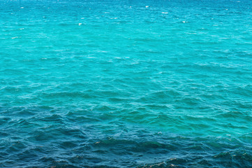 Waving water surface of the ocean background