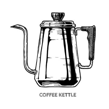 Illustration Of Coffee Kettle