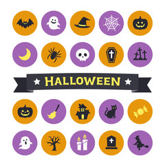 ハロウィン　アイコン　デザイン