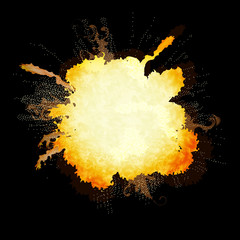 Explosion, vector illustration