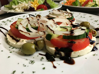 organisch, lifestyle, anlasser, salat, vorspeisen, mozzarella, gourmet, gastronomie, werbetafel,...