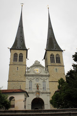 Saint Leodegar church in Lucerne, Switzerland