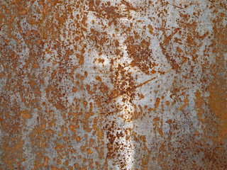 Close up of a Rusty Steel Plate, useful as background, texture and many more...