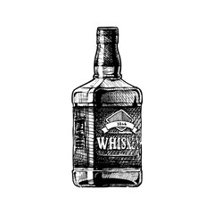 Fototapeta na wymiar illustration of whiskey