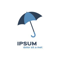 Umbrella silhouette, logo
