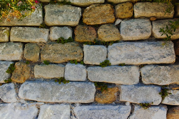Old stones urban wall texture, wallpaper, designer template