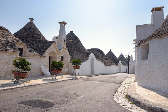 Truli houses on Alberobello, Italy