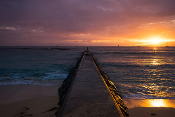 Ocean walkway