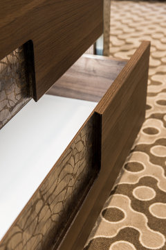 Wooden chast of drawer