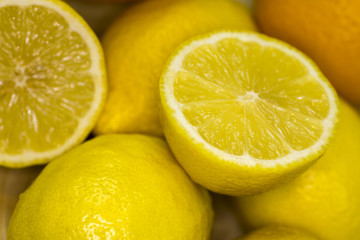 Sliced lemon