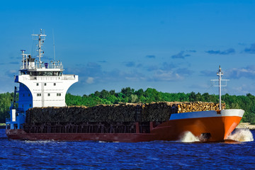 Orange bulk carrier