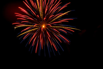 Obraz premium Cave City Fire Work Show 4th of July Kentucky