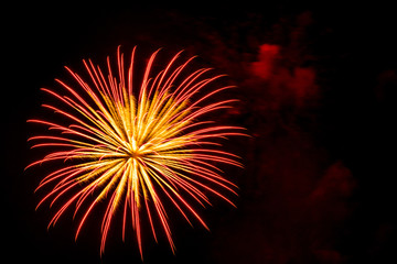 Fototapeta premium Cave City Fourth of July Fire Work Celebration Kentucky