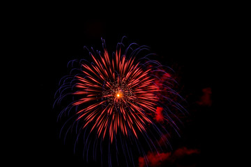 Fototapeta premium Cave City Fourth of July Fire Work Celebration Kentucky