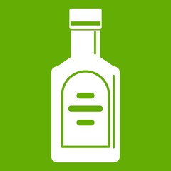 Bottle of whiskey icon green