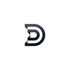 Abstract Letter D Logo Template - obrazy, fototapety, plakaty