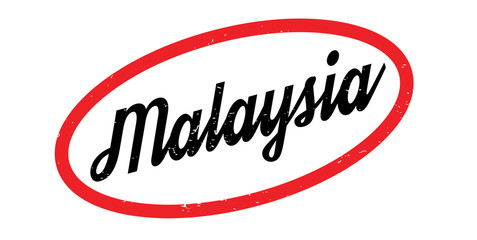 Malaysia rubber stamp. Grunge design with dust scratches. Effects can be easily removed for a clean, crisp look. Color is easily changed.