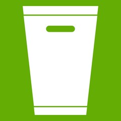 Trash can icon green